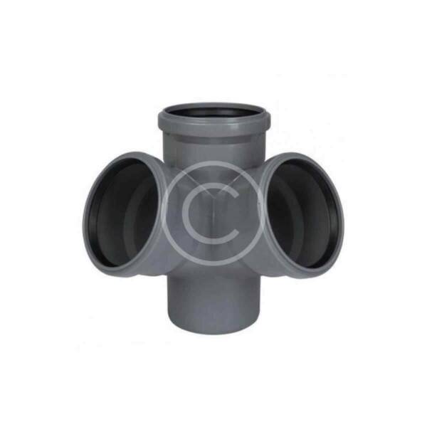 Sewer cross fitting